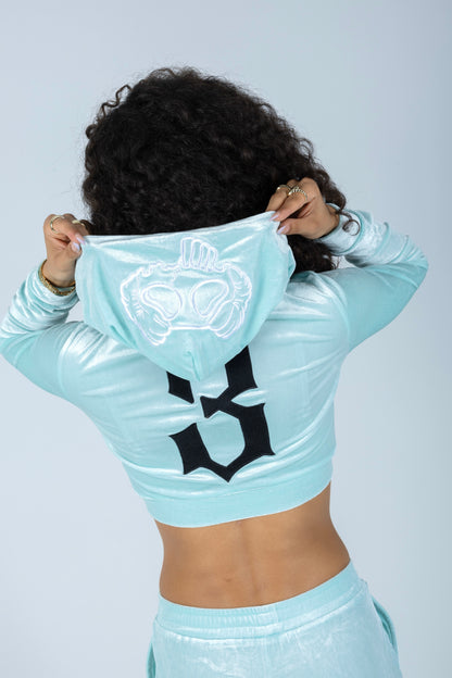 Tres Velour Sweatsuit (Top)