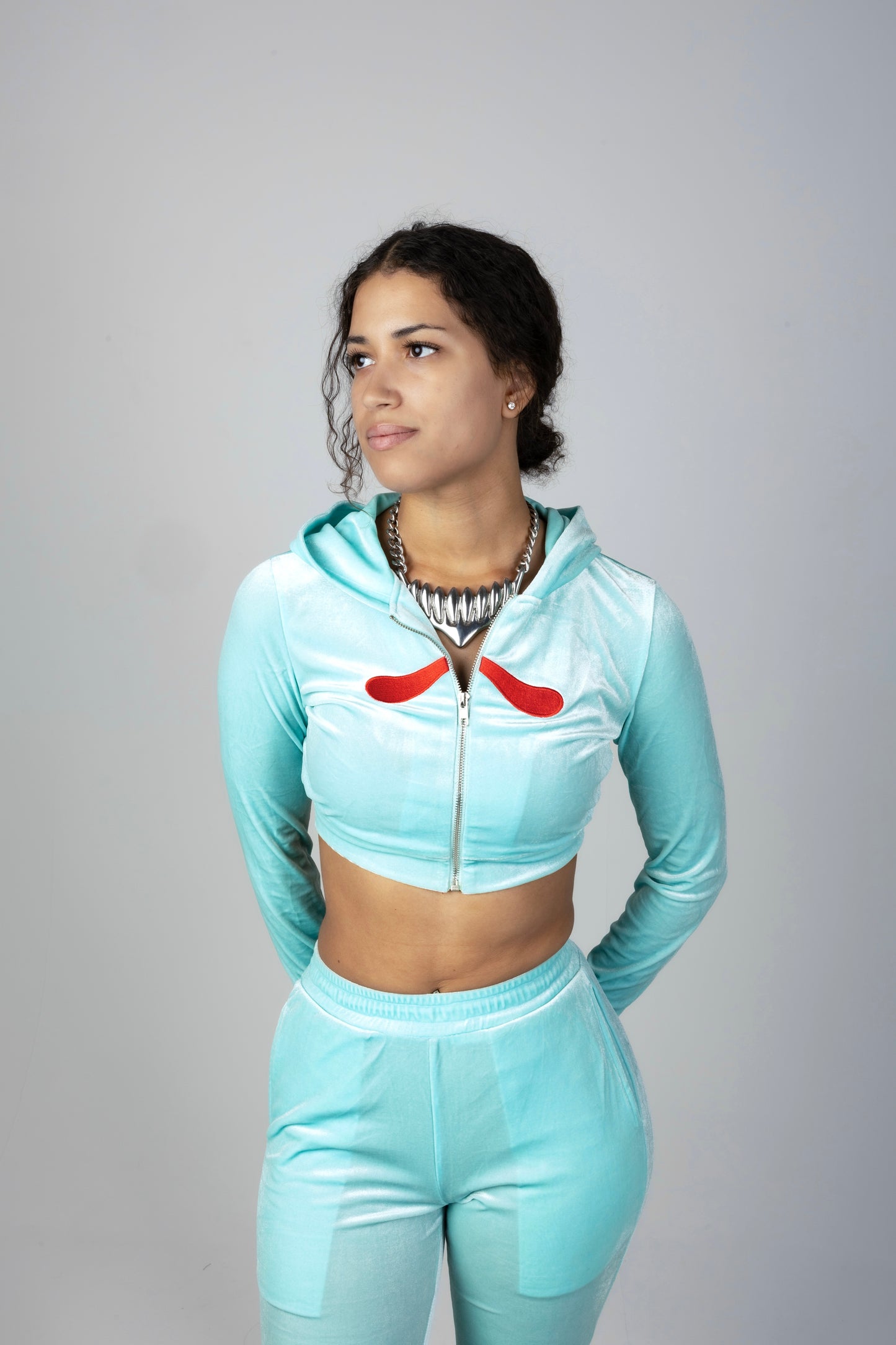 Tres Velour Sweatsuit (Bundle Set)