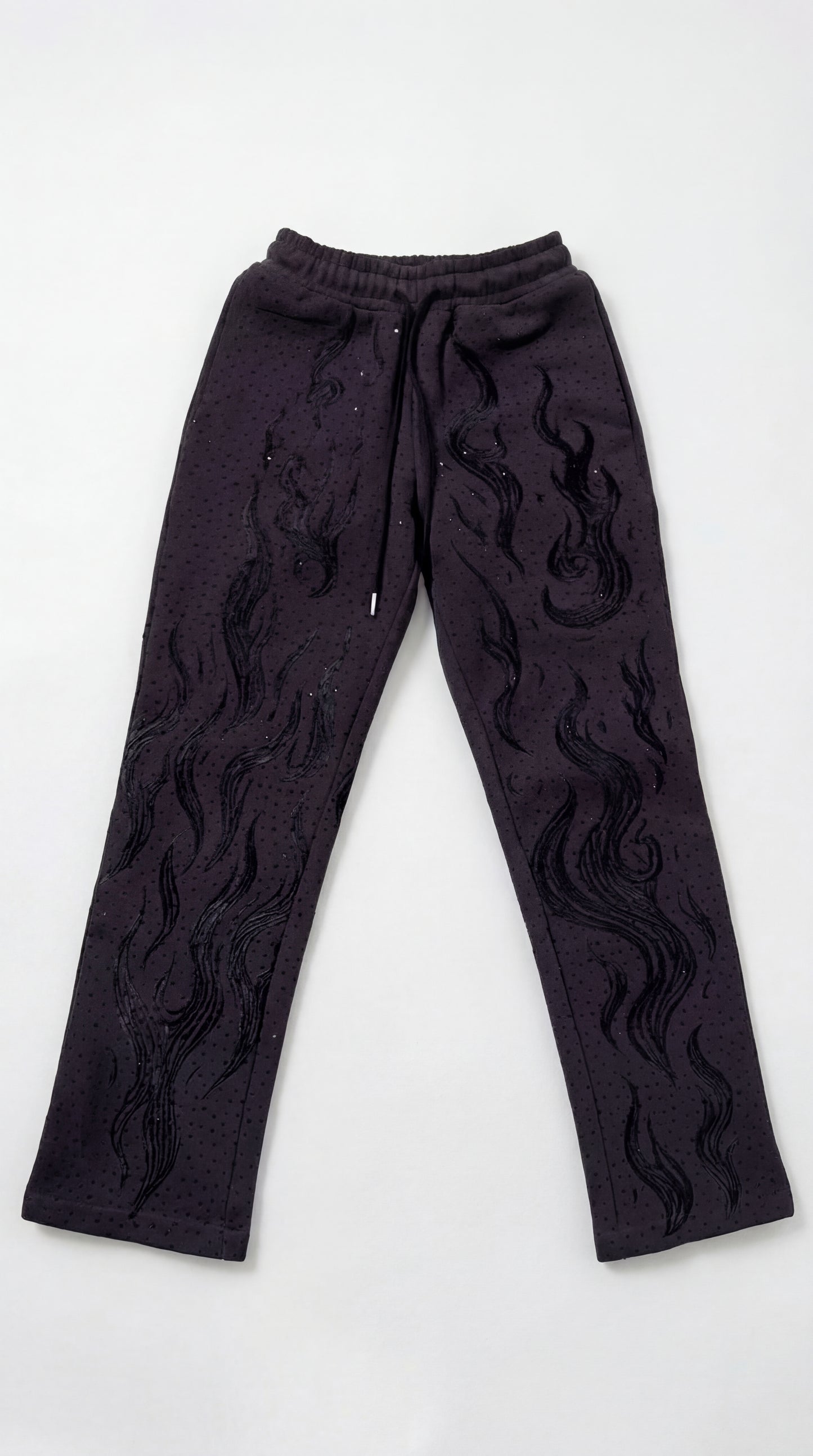 Black Flame Sweats Set