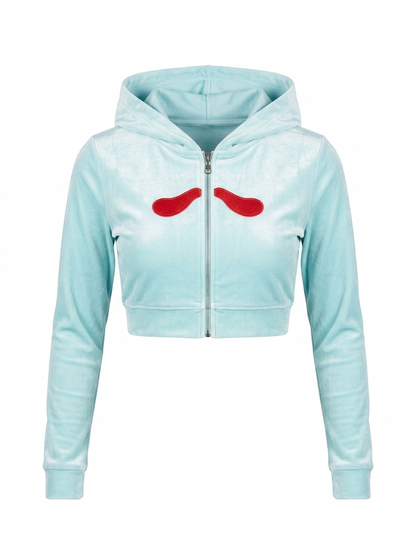 Tres Velour Sweatsuit (Top)