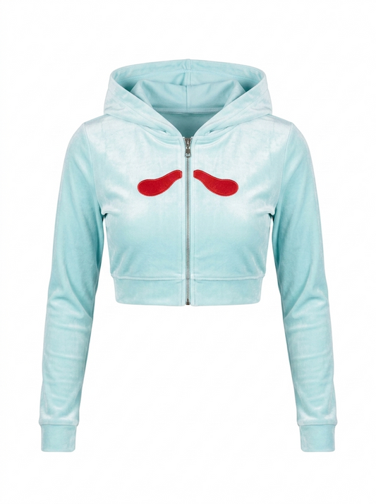 Tres Velour Sweatsuit (Top)