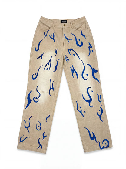 Sand Denim Pants